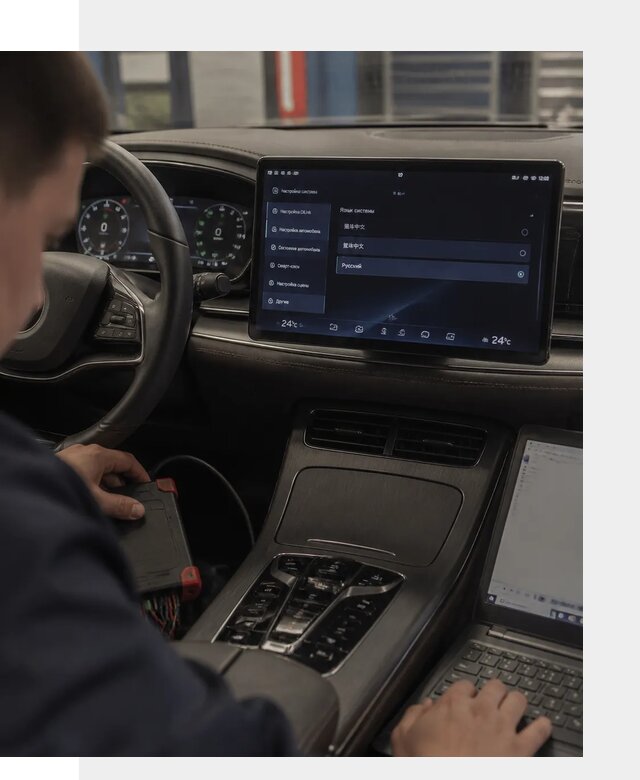 Русификация автомобиля BYD HAN для эксплуатации в Рузаевке